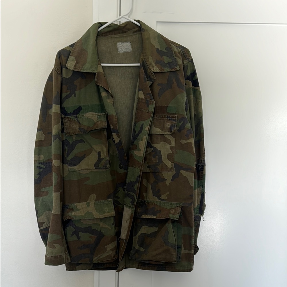 Vintage Camouflage Men's Jacket